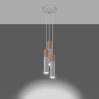 Sollux design lámpa PABLO 3P függőlámpa fehér SL.1013 IP20 mag 100cm