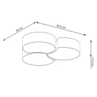 Sollux mennyezeti lámpa CIRCLE 3B fehér SL.1052 IP20 mag 11.5cm