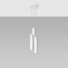 Sollux design lámpa LAGOS 3P függőlámpa fehér SL.1078 IP20 mag 110cm