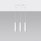 Sollux design lámpa RING 3 függőlámpa fehér SL.1098 IP20 mag 100cm