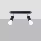 Sollux mennyezeti lámpa FORNES 2 fekete SL.1121 IP20 mag 13.5cm