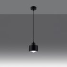 Sollux design lámpa SAVAR 1 függőlámpa fekete SL.1132 IP20 mag 120cm
