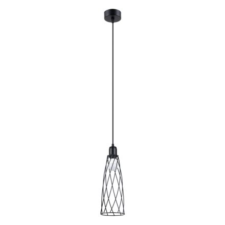 Sollux design lámpa SUBA 1 függőlámpa fekete SL.1165 IP20 mag 139cm