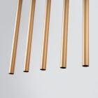 Sollux design lámpa PASTELO 5L függőlámpa arany SL.1173 IP20 mag 110cm