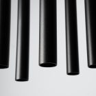 Sollux design lámpa PASTELO 5P függőlámpa fekete SL.1176 IP20 mag 110cm