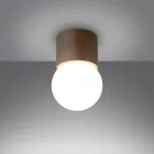 Sollux mennyezeti lámpa BOOMO 8 SL.1190 IP20 természetes fa mag 19cm