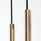 Sollux design lámpa PASTELO 3P függőlámpa fényezett arany SL.1197 IP20 mag 90cm