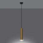 Sollux design lámpa LAGOS 1 függőlámpa arany fényezett arany SL.1200 IP20 mag 100cm