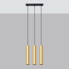 Sollux design lámpa LAGOS 3 függőlámpa arany polírozva SL.1201 IP20 mag 90cm