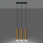 Sollux design lámpa LAGOS 3 függőlámpa arany polírozva SL.1201 IP20 mag 90cm