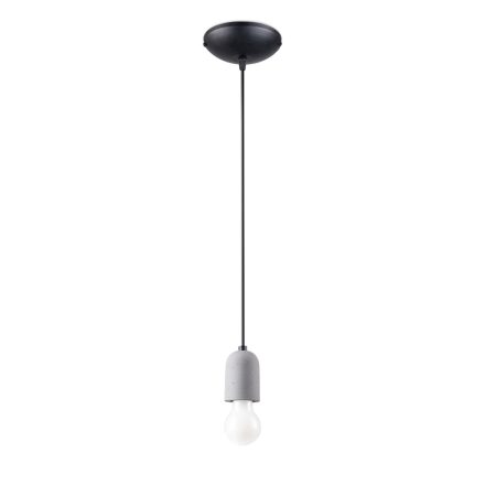 Sollux design lámpa NESO 1 függőlámpa SL.1284 IP20 fekete mag 115cm