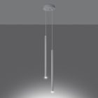 Sollux design lámpa PASTELO 2 függőlámpa fehér SL.1303 IP20 mag 118cm