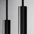 Sollux design lámpa PASTELO 2 függőlámpa fekete SL.1304 IP20 mag 118cm