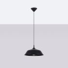 Sollux design lámpa FRIKA függőlámpa fekete SL.1328 IP20 mag 74cm