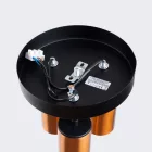 Sollux mennyezeti lámpa WINX 3P fekete/kooper SL.1377 IP20 mag 20cm