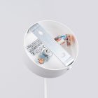 Sollux design lámpa Hanglámpa PEKKA 1 wit/natuurlijk hout SL.1390 IP20 fehér mag 124cm