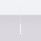 Sollux design lámpa Hanglámpa PRYSM 1 wit SL.1397 IP20 fehér mag 120cm