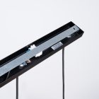 Sollux design lámpa Hanglámpa PRYSM 3L zwart SL.1402 IP20 fekete mag 120cm