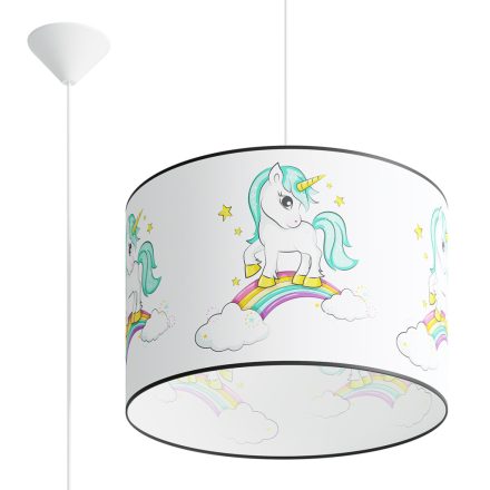 Sollux design lámpa UNICORN 40 függőlámpa SL.1413 IP20 sokszínű mag 95cm