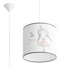 Sollux design lámpa PRINCESS 30 függőlámpa SL.1414 IP20 sokszínű mag 95cm