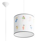 Sollux design lámpa FAIRY 30 függőlámpa SL.1416 IP20 sokszínű mag 95cm