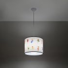 Sollux design lámpa FAIRY 30 függőlámpa SL.1416 IP20 sokszínű mag 95cm