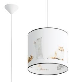   Sollux design lámpa KITTY 30 függőlámpa SL.1420 IP20 sokszínű mag 95cm