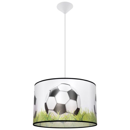 Sollux design lámpa Függőlámpa FOOTBALL C 40 SL.1429 IP20 fekete mag 82cm