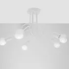 Sollux függeszték Csillár LOOP 5 fehér SL.1432 IP20 mag 35cm