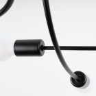 Sollux függeszték Csillár LEVAR 6 fekete SL.1456 IP20 mag 29cm