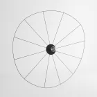 Sollux mennyezeti lámpa Fali lámpa / mennyezeti lámpa ESKOLA 70 fekete TH.013CZ IP20 mag 12.4cm