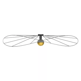   Sollux mennyezeti lámpa Fali lámpa / mennyezeti lámpa ESKOLA 140 fekete TH.015CZ IP20 mag 22.5cm