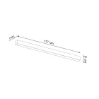 Sollux mennyezeti lámpa PINNE 118 fehér TH.077 IP20 mag 6cm