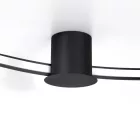 Sollux mennyezeti lámpa RIO 55 fekete 3000K TH.126 IP20 mag 13cm