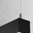 Sollux design lámpa PINNE 200 függőlámpa fekete TH.229 IP20 mag 150cm
