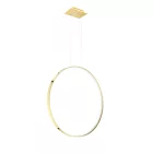 Sollux design lámpa RIO 78 függőlámpa LED fényezett arany 3000K TH.248 LED IP20 mag 150cm