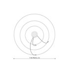 Sollux függeszték Csillár RIO 3 55/78/110 fehér LED 4000K TH.271 LED IP20 mag 150cm