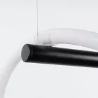 Sollux design lámpa GALAKSE 84 függőlámpa fekete LED 2700-6500K LED 2700-6500K TH.279 LED IP20 mag 160cm