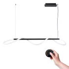 Sollux design lámpa GALAKSE 148 függőlámpa fekete LED 2700-6500K LED 2700-6500K TH.280 LED IP20 mag 160cm