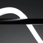 Sollux design lámpa GALAKSE 148 függőlámpa fekete LED 2700-6500K LED 2700-6500K TH.280 LED IP20 mag 160cm