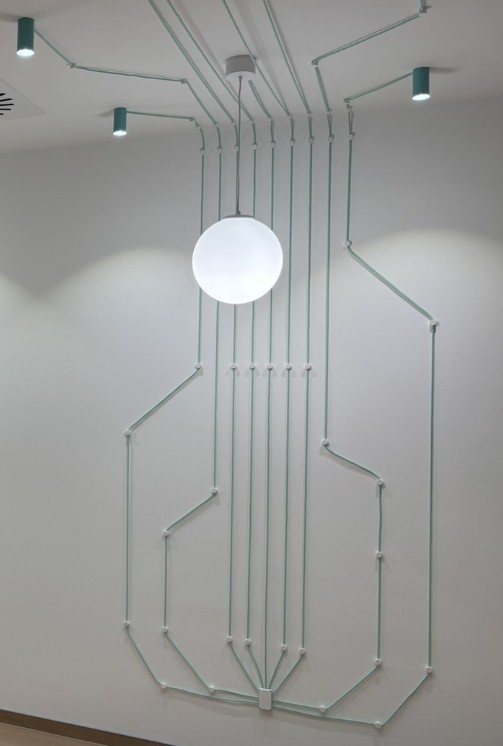   Creative Cables textil lámpakábel Pamut menta tej textil kábel XZ2RC34
